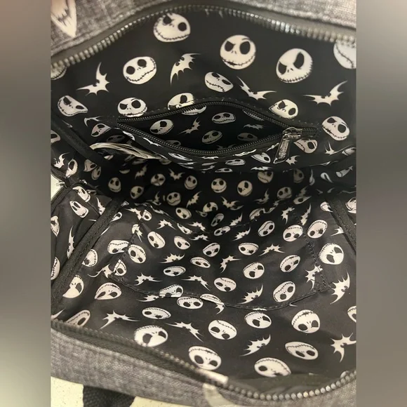 Disney Parks Loungefly Nightmare Before Christmas NBC Heads Embroidered Backpack - Picture 4 of 4